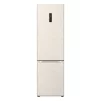 Холодильник LG з нижн. мороз., 203x60х68, холод.відд.-277л, мороз.відд.-110л, 2дв., А++, NF, інв., диспл зовн., Fresh Сonverter, Metal Fresh, бежевий - 1
