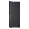 Холодильник LG SBS, 179x91х74, холод.відд.-414л, мороз.відд.-233л, 2дв., А+, NF,  інв., диспл внутр., зона св-ті, Door in door, чорний матовий - 16