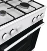 Плита Gorenje  газова, 72л, 60x60см, емальовані, з кришкою, білий - 5