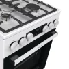 Плита Gorenje газова, 67л, 50x60см, дисплей, IconLed, чавун, білий - 11