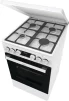 Плита Gorenje комбінована, 70л, 50x60см, IconLed, чавун, з кришкою, білий - 4
