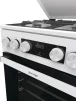 Плита Gorenje комбінована, 70л, 50x60см, IconLed, чавун, з кришкою, білий - 8