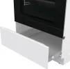 Плита Gorenje комбінована, 70л, 50x60см, IconLed, чавун, з кришкою, білий - 10