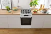 Плита Gorenje комбінована, 70л, 50x60см, дисплей, IconLed, чавун, білий - 2