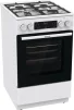 Плита Gorenje комбінована, 70л, 50x60см, дисплей, IconLed, чавун, білий - 3