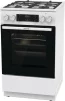 Плита Gorenje комбінована, 70л, 50x60см, дисплей, IconLed, чавун, білий - 4