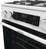 Плита Gorenje комбінована, 70л, 50x60см, дисплей, IconLed, чавун, білий - 8