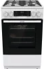 Плита Gorenje комбінована, 70л, 50x60см, дисплей, чавун, білий - 1