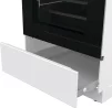 Плита Gorenje комбінована, 70л, 50x60см, дисплей, чавун, білий - 12