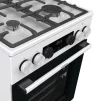 Плита Gorenje комбінована, 70л, 50x60см, дисплей, чавун, білий - 6