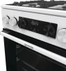 Плита Gorenje комбінована, 70л, 50x60см, дисплей, чавун, білий - 7