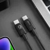 Кабель USB-C > USB-C заряджання/синхронізації GravaStar 1.5м, Type-C, 100w, чорний - 2