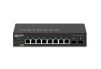 Комутатор NETGEAR M4250-8G2XF-PoE+ (GSM4210PX), 8xGE PoE, 2xSFP+, 220Вт, AV Line, Керований L2 - 1
