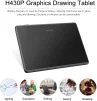 Графічний планшет Huion 4.8"x3" H430P, microUSB, чорний - 13