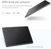 Графічний планшет Huion 4.8"x3" H430P, microUSB, чорний - 8