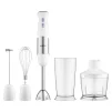 Блендер Ardesto занурювальний HBG-800WWHCHML, 800Вт, 4в1, чаша-600мл, чопер 500мл, біло-сріблястий - 1