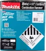 Перфоратор акумуляторний Makita HR003GM201 XGT SDS-plus 36В акб 2х4А·год 2.8Дж 4.6кг - 13