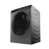Прально-сушильна машина Haier фронтальна, 8(5)кг, 1400, A, 46см, дисплей, пара, інвертор, люк чорний, прямий привід, cріблястий - 5