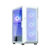 Корпус Zalman I3 Neo ARGB без БЖ, 2xUSB3.0, 1xUSB2.0, 4x120мм ARGB, VGA 355мм, LCS ready, TG Side Panel, ATX, білий - 1