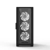 Корпус Zalman I3 Neo TG без БЖ, 1xUSB3.0, 2xUSB2.0, 4x120мм ARGB, VGA 355мм, LCS ready, TG Side/Front Panel, ATX, чорний - 4