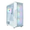 Корпус Zalman I3 Neo без БЖ, 1xUSB3.0, 2xUSB2.0, 4x120мм RGB, VGA 355мм, LCS ready, TG Side Panel, ATX, білий - 2