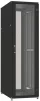 Шафа ZPAS 19", 42U, SZB IT, передні перфоровані, задні перфоровані розпашні, 600x1000 мм,  максимально 1500кг, чорна - 2