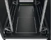Шафа ZPAS 19", 42U, SZB IT, передні одностулкові перфоровані двері і задні розпашні, 600x1200 мм, максимально 1500кг, чорна - 4