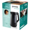 Електрочайник Gorenje 1.7л, Strix контроль, чорний матовий - 9