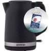 Електрочайник Gorenje 1.7л, Strix контроль, чорний матовий - 9
