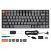 Клавіатура механічна Keychron K2 Max 84Key, K Super Brown, WL/BT/USB-A, QMK, EN/UKR, White Led, чорний - 3