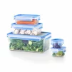 Набір контейнерів Tefal Master Seal, 5шт, пластик, прозорий, синій - 4