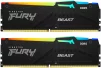Пам'ять ПК Kingston DDR5 64GB KIT (32GBx2) 5200 FURY Beast RGB - 9