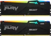 Пам'ять ПК Kingston DDR5 16GB KIT (8GBx2) 5200 FURY Beast RGB - 5