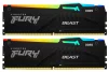 Пам'ять ПК Kingston DDR5 64GB KIT (32GBx2) 5600 FURY Beast RGB XMP - 1