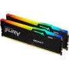 Пам'ять ПК Kingston DDR5 64GB KIT (32GBx2) 5600 FURY Beast RGB XMP - 3
