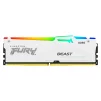 Пам'ять ПК Kingston DDR5 32GB 6000 FURY Beast RGB XMP Білий - 1