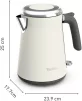 Електрочайник Tefal Collection 1.68л, Strix, нерж. сталь, бежевий - 8