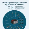 Кущоріз акумуляторний Konner&Sohnen KS HT-20V 20В акб 1х2А·год 55см крок різу 16мм 2.5кг - 13