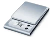 Ваги Beurer кухонні, 3кг, СR2032x1 в комплекті, метал, сірий - 1