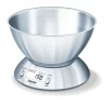Ваги Beurer кухонні з чашею, 5кг, 2хААА , нержавіюча сталь, сірий - 1