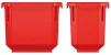 Набір контейнерів для зберігання Kistenberg TITAN, 11х7.5х26.3см, пластик, червоні та чорні 6шт - 6
