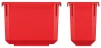 Набір контейнерів для зберігання Kistenberg X Block, 14х7.5х28см, пластик, червоні та чорні 6шт - 5