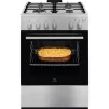 Плита Electrolux газова, 59л, 60x60см, чавун, нерж - 1