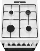 Плита Electrolux комбінована, 57л, 50x60см, конвекція, білий - 2