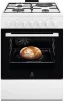Плита Electrolux комбінована 3 газ + 1 електро, 57л, 60x60см, конвекція, білий - 5