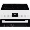 Плита Electrolux електрична склокерамічна, 57л, 50x60см, дисплей, конвекція, білий - 2