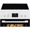 Плита Electrolux електрична склокерамічна, 57л, 50x60см, дисплей, конвекція, мангальна підставка, білий - 2