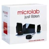 Акустична система MICROLAB M-200 2.1, 40W, mini-jack, чорний - 5