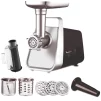 М'ясорубка Moulinex, 1600Вт, 1.9кг/хв, 3 решітки, насадка для ковбас, томатів, 3 терки, пластик/мет, чорно-срібний - 2