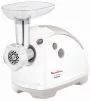 М'ясорубка Moulinex, 2000Вт, 2.6кг/хв, 2 решітки, насадка для ковбас, кеббе, томатів, 5 терок, пластик, біло-сірий - 8